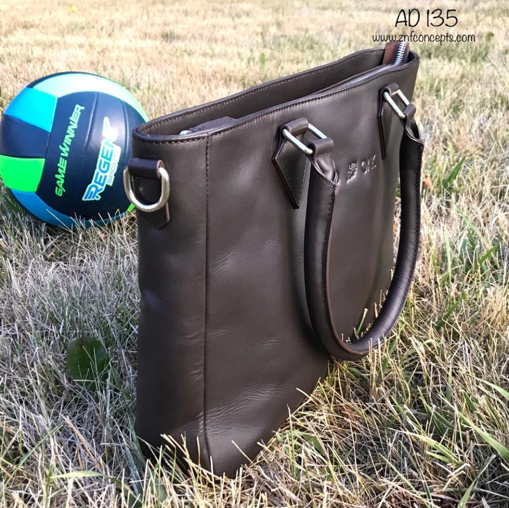 Leather Tote, women's tote bag - Picture 7 of 13